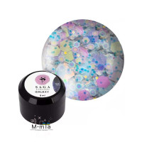 Гель краска Saga Galaxy glitter 8 мл, № 12